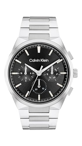 Catálogo de Reloj Calvin Klein para comprar hoy. 47 Calvin Klein - Reloj para Hombre 25200459 Distinguish - 44 mm - Multifunción - Acero Inoxidable - Esfera Negra