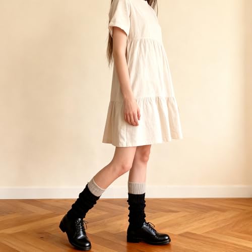 Image of 2 Pcs Leg Warmers Y2k, Leg Warmers, Y2k Accessories, Cute Kawaii Cream Legwarmers for Women Winter