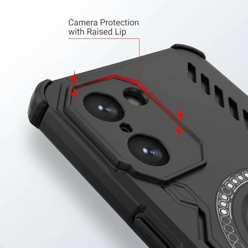 Image of ShieldTech Back Cover Case for OnePlus Nord CE5 5G | 360 Protection Mobile Phone Case Mag-Safe | Back Cover for 1 + OnePlus Nord CE 5 5G / One Plus Nord CE5 5+G - Black TPU+PC