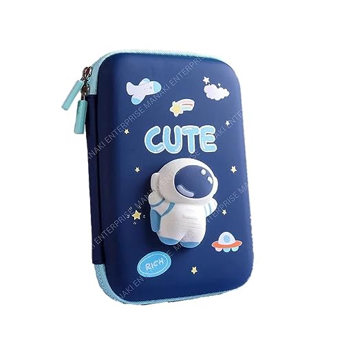 Image of Pencil Case, Cute Cartoon Pencil Pouch 3D Embossed Design Novelty Pencil for Case Gift for Students Kids(Cute Big Pouch)