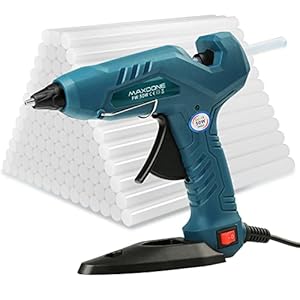 Heißklebepistole 50W Klebepistole kleine mit 80 Heißklebesticks 7 * 130mm = 104Pcs 7 * 100mm Transparente Klebesticks…