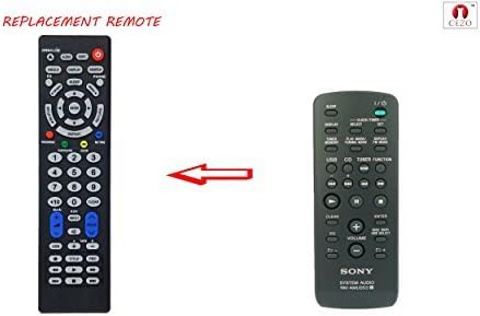 Compatible Remote for Sony Home Theater System RM-AMU053 (No Need to Configure The Remote)