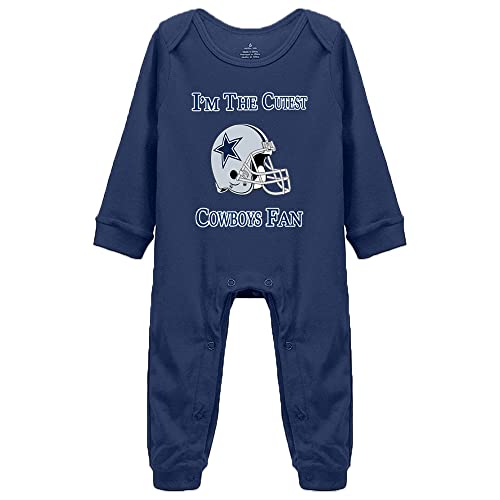 Image of Snagminio I'm The Cutest Cowboys Fan Bodysuit Unisex Baby One-Piece