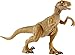 Jurassic World - Colpo Selvaggio Velociraptor Arancione Snodato, Giocattolo per Bambini 4+Anni, HBX32