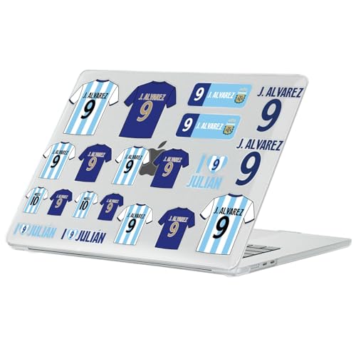 Coque MacBook Air 13.6 M2 M3 M4 Armure Transparente Licence Argentine Premium