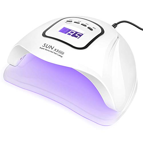 UV Gel Nail Lamp,80W Nail Dryer LED UV Light for Gel Polish-4 Timers