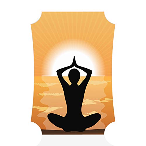Fastasticdeals Yoga Woman Wall Art 5x7 Frame Berlin Shape