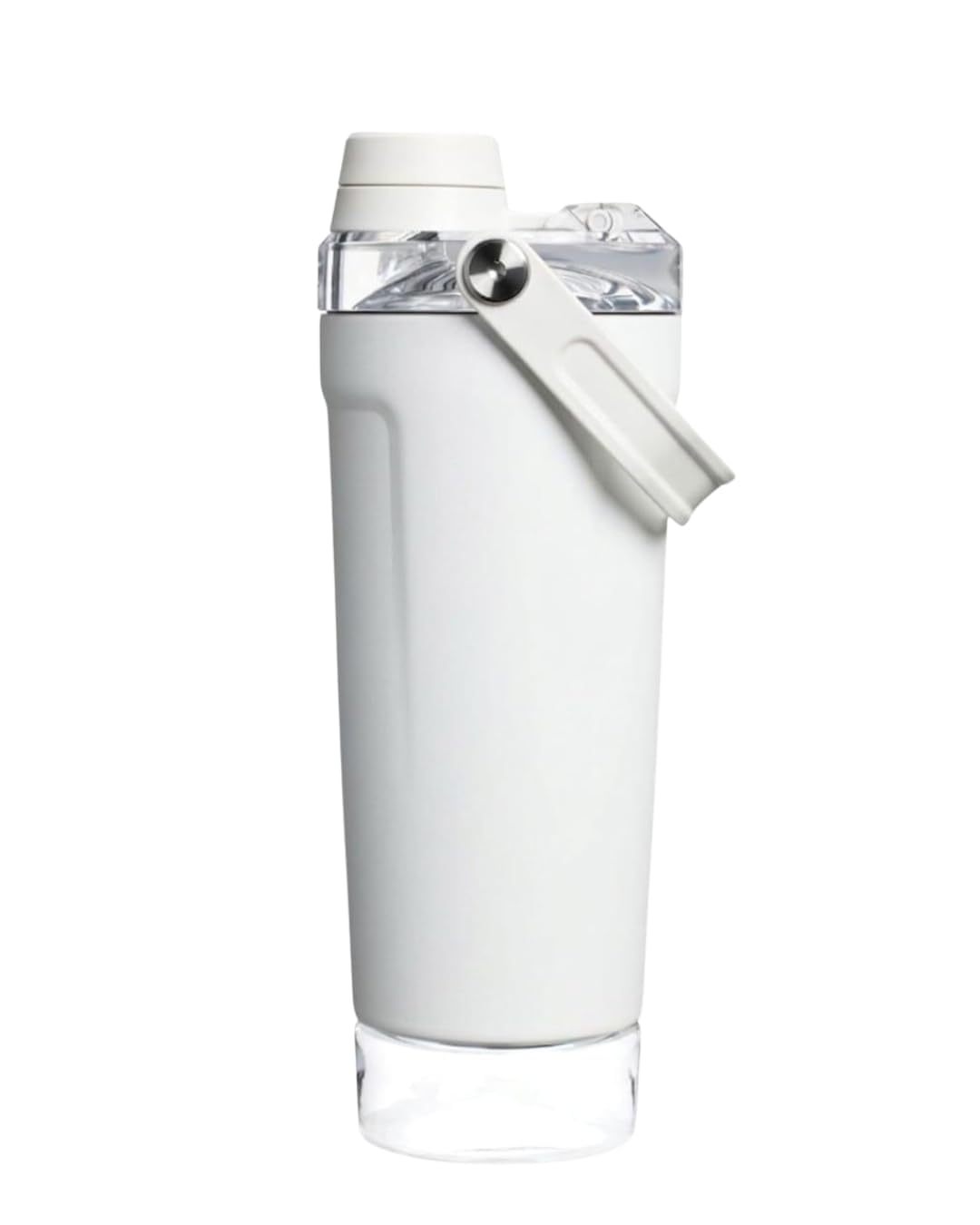 Activate Shaker Bottle 600ml | Leakproof Stainless Steel Protein Shaker Cup with Storage Compartment & Twist-On Fast-Flow Lid | BPA-Free Sports Bottle for Protein Shakes – Chalk (white)-image-39