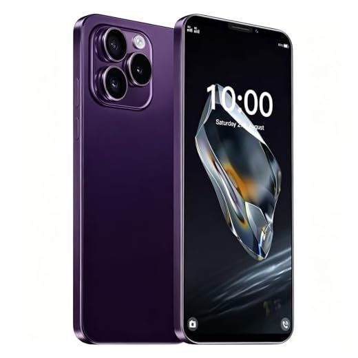 Günstige Handys, CatCalls24 Smartphones mit 5.0 Zoll IPS Display, Android 9.0 OS, Dual SIM, Quad Core, 16GB (Erweiterbar bis zu 128GB), GPS/Gesicht entsperrtes Telefon (CatCalls24-Purple)