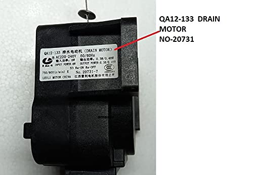 Image of Drain Motor Compatible for IFB Fully Automatic Washing Machines (Black Colour)