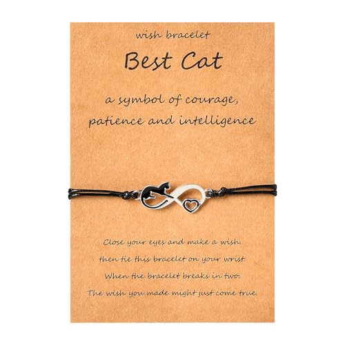 YALLNASL Cat Memorial Bracelet for Women - Sympathy Gift for