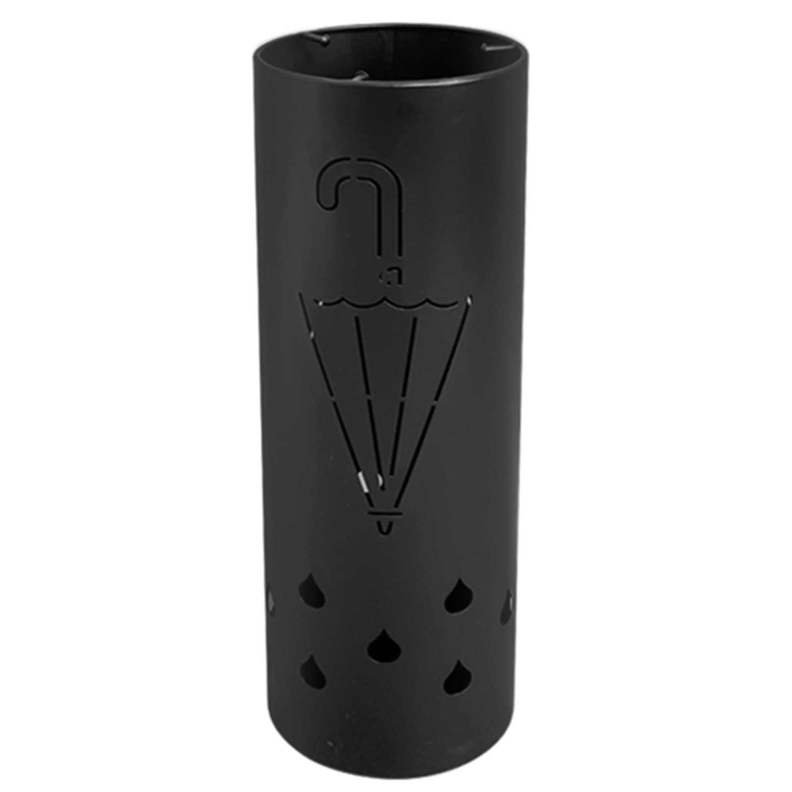 Porte-parapluie rond noir pour éviter les flaques dans l'entrée
