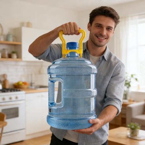 Mango para botella de agua portátil, ayuda de elevación para camping, senderismo y hogar 2