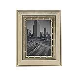 Mikasa Plastic Picture Frame with Easel, 5 x 7 Inch, Champagne