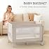 Obee Odee 4-in-1 Baby Bassinet with Playard, Napper Bassinet, Changing Table, Mosquito Net & Canopy, Storage and Toys for Newborn to Toddler