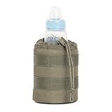 Tactical Baby Gear Tactical Bottle Pouch 2.0 Thermal Insulated MOLLE Drawstring Open Top (Ranger...