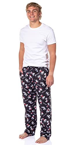 Peanuts Mens' Joe Cool Snoopy Character Tossed Print Sleep Pajama Pants2