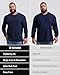 True Classic Long Sleeve Shirts for Men — Mens Long Sleeve Tee-Shirts, Henley Shirts for Men or Waffle-Knit Thermal T-Shirts - Classic Crew Neck - Regular, Pack of 1, Black, XL