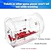 GSE Games & Sports Expert Acrylic Raffle Drum, Professional Raffle Ticket Spinning Cage for Tickets, Balls, Holds 2,000 Tickets (Small, Medium, Large Available)
