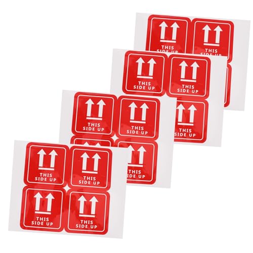 PartyKindom 16 Pcs Fragile Moving Stickers Shipping Warning Labels Caution Sticker Pack Easy Application