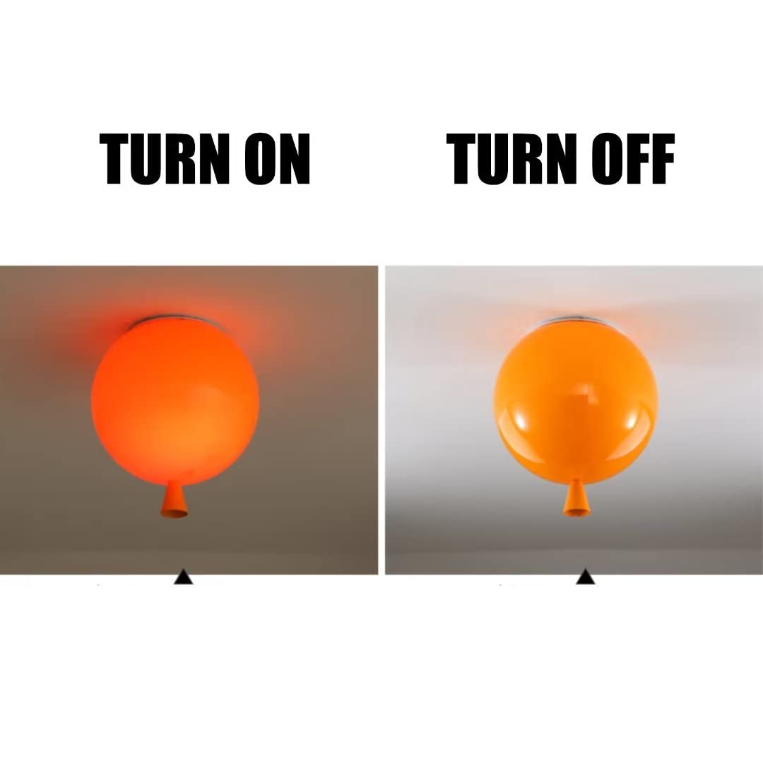 Kreatywna lampa sufitowa balonowa, kolorowy żyrandol do pokoju dziecięcego, dekoracja sufitowa do sypialni, przedszkola, przełącznik linowy