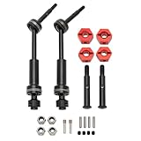 MEUS RACING Steel Front Rear Drive Shaft CVD Driveshaft Kit for 1/10 Traxxas Slash 2WD VXL/Rustler 2WD VXL/Hoss 2WD VXL