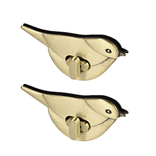 uxcell 2 Sets Bird Purses Twist Lock Clutches Closures for