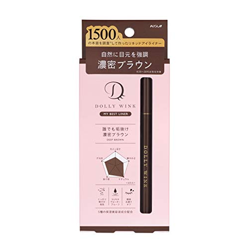 Koji Dolly Wink Deep Brown Eyeliner 1pc