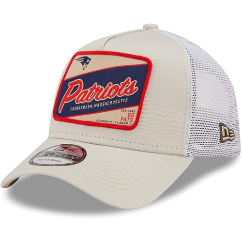 New Era A Frame Trucker Cap New England Patriots Stone - vue 2