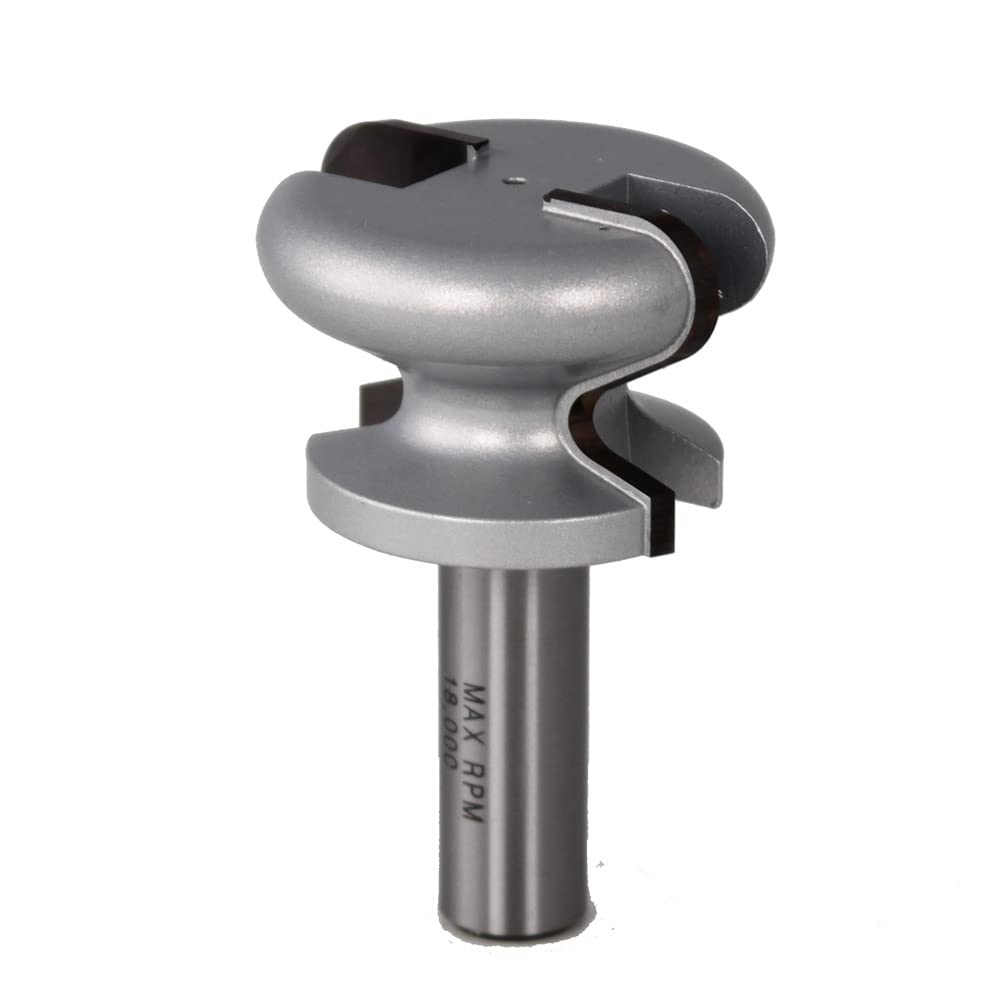 Infinity Cutting Tools 1/2" Shank, Finger Pull Router Bit, 1-1/2" C.D. x 7/8" C.H.| Carbide Tip | Heavy-Duty | for Handheld Or Table Mounted Wood Router