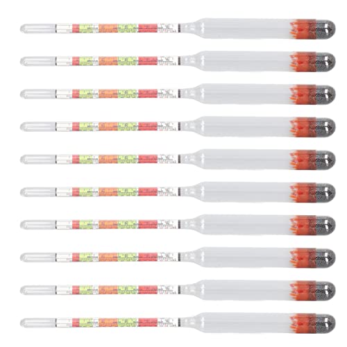Hydrometer-Messgerät, Drei Skala, Hydrometer, Brau- und Ausrüstungskonzentration für Alkohol-Set, Glastester, Hydrometer