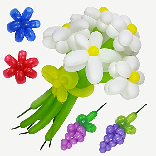 260 Balloons For Twisting Balloon Animal,Long Skinny Latexballoons For Modelling,Magic Balloon Animal Kit For Weddings Birthdays Party Decoration,100Pcs,Multi #TOP6