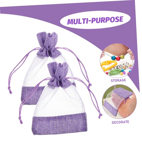 Bolsas lavanda vacías con cordón 10 pcs Levemolo miniatura 3