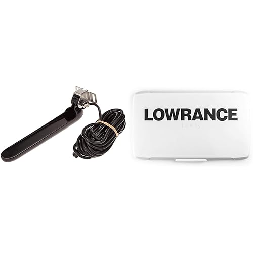 Lowrance TripleShot Skimmer Transducer for Hook Reveal and HOOK2 Fish Finders, Black