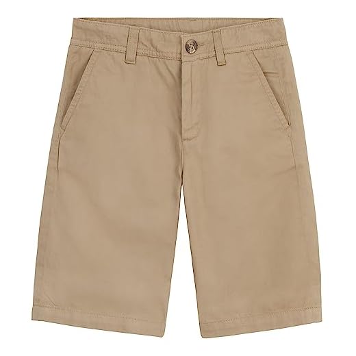 CityComfort Short Enfant Garçon Coton, Shorts et Bermudas Garçon avec Poches, Short Chino Enfant, Vêtements Été Enfant Ado Garcon 4-14 Ans (Beige, 13-14 Ans)