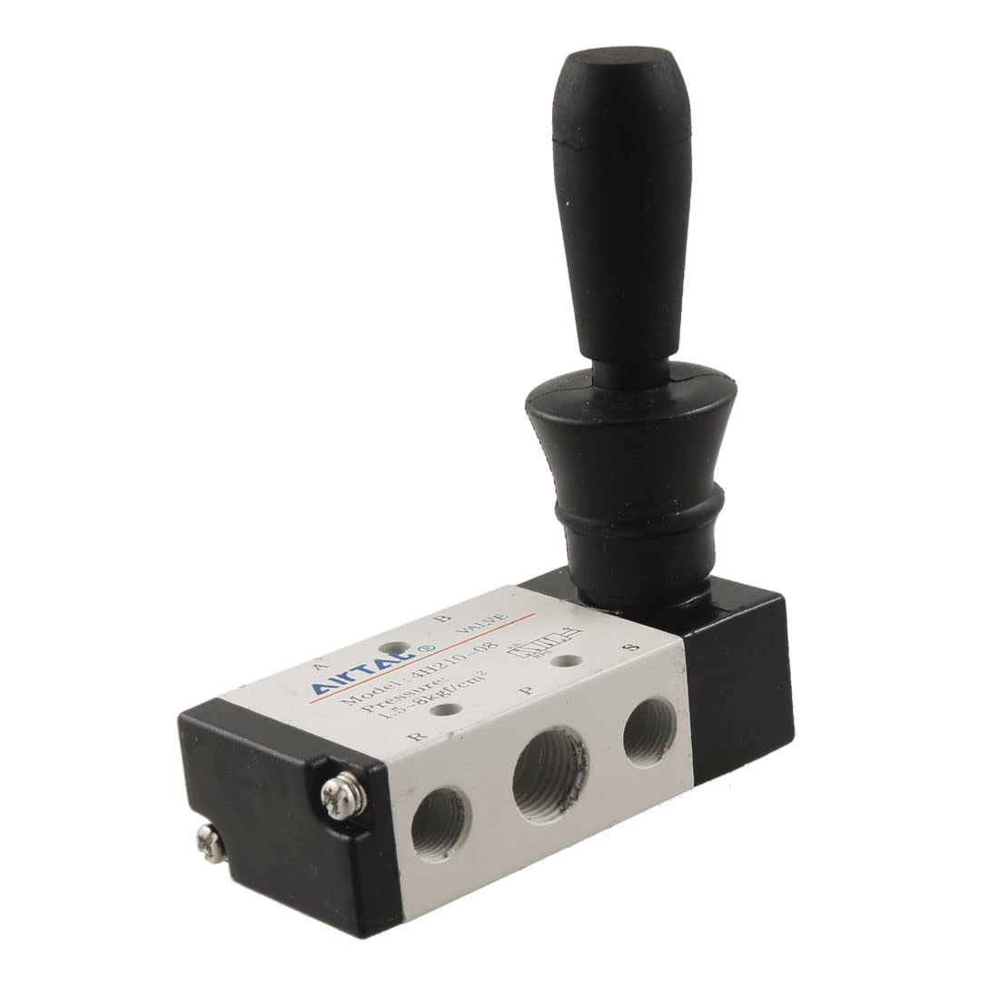 Vanne 5 voies 2 positions 1/4 PT commande manuelle distributeur d'air 1/8