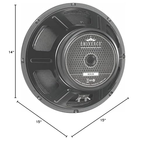 Eminence American Standard Delta-12A 12" Pro Audio Speaker, 400 Watts at 8 Ohms