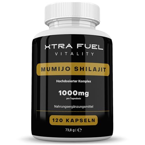 Mumijo Shilajit Kapseln 1000mg Tagesdosis 120 Kapseln