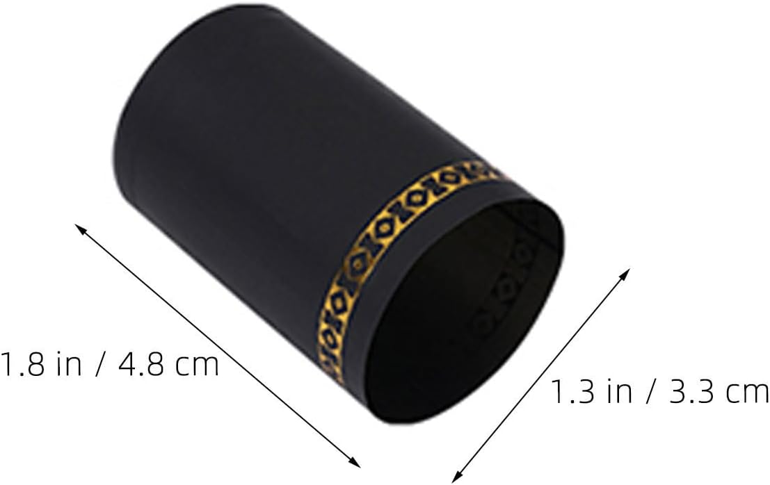 YARDWE 200pcs Heat Shrink Capsules PVC Plastic Wine Shrink Wrap Wine Bottle Capsules Shrink Caps Sleeves Tops Cover Film for Wine Cellars Home Bar 33MM Black