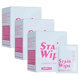 20er-Pack Stain Wipe Fleckenentferner-Tücher, Schnell und Effektiv, Tragbar, Soforthilfe Gegen Flecken und Fett (3 Stück)