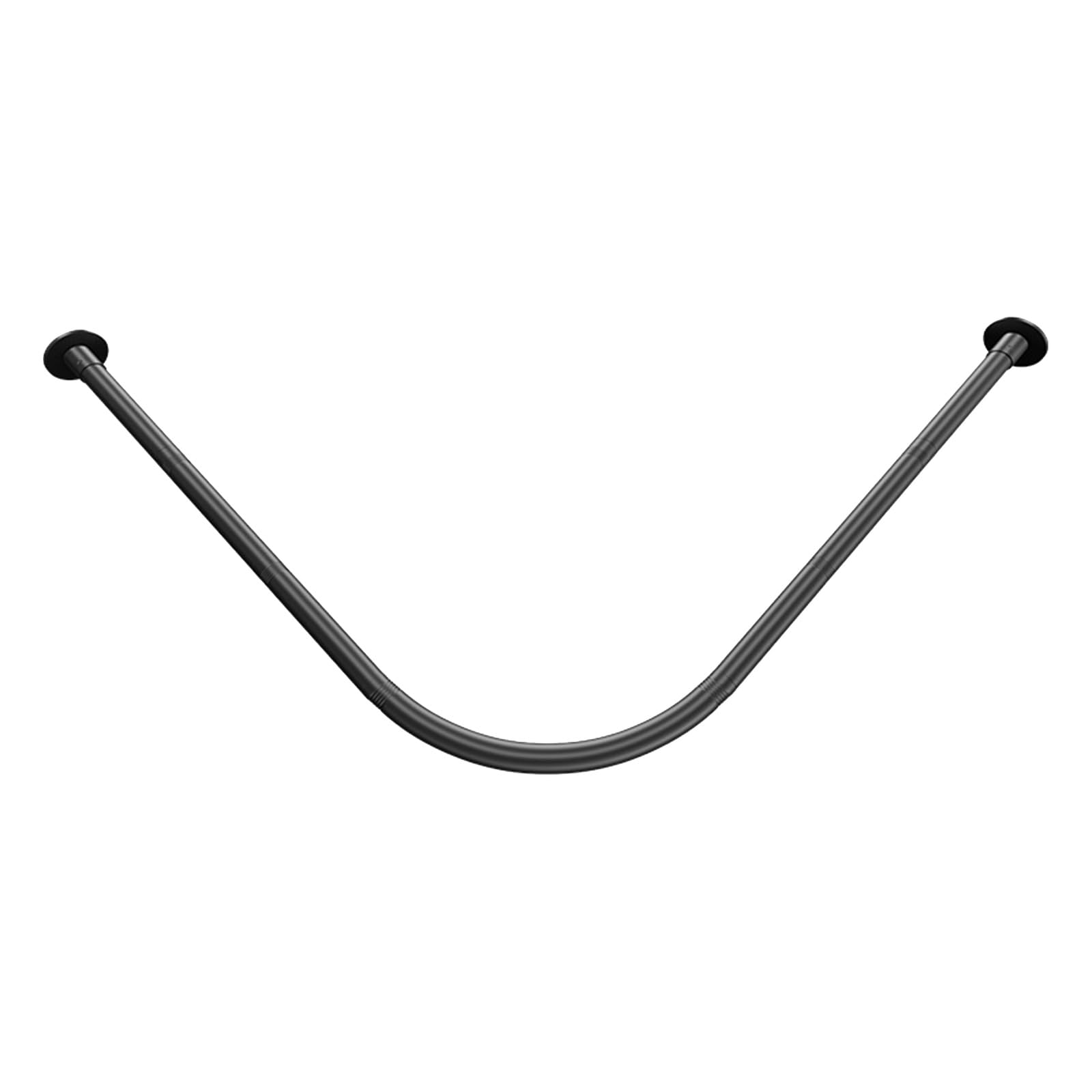 GLDYTVF Curved 90° Shower Curtain Rod - 100 cm Space-Saving Divider for Bathrooms & Dressing Rooms Perfect for Clothing Stores & Wardrobes Easy Installation