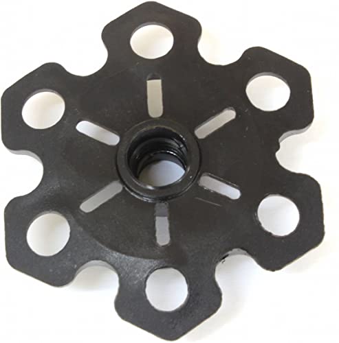 Ubersweet® Columb Removable Rubber Snowflake Disk Basket for Hiking Poles, 6 pack (Six)