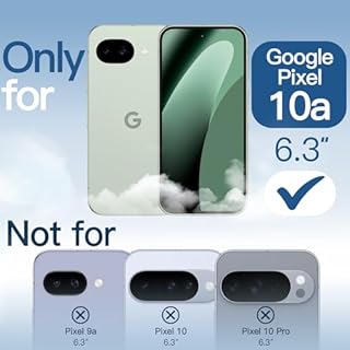 JETech Cover per Google Pixel 10a, Custodia Protettiva Antiurto Paraurti Anti-Ingiallimento per Telefono, Retro in PC Rigido Anti-Graffio (Trasparente)