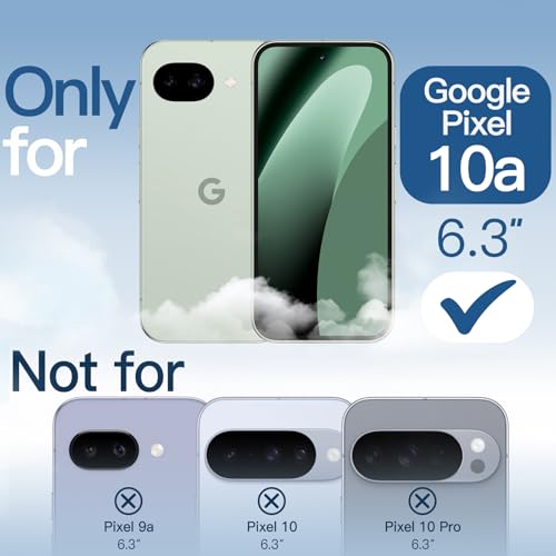 Image of JETech Case for Google Pixel 10a, Anti-Yellowing, Clear