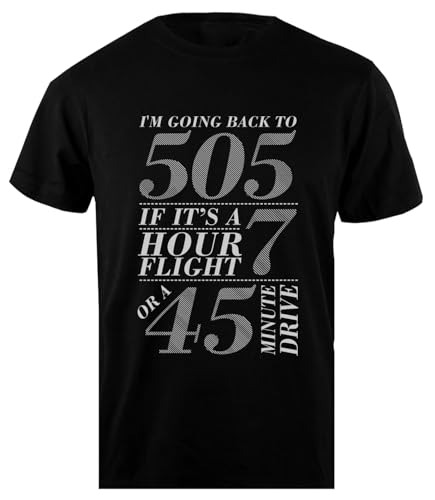 Photo de Oldrytee I'm Going Back to 505 T-Shirt Homme Coton Noir Homme