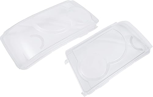 Miniatura 6 de 1 par de cubiertas de lente de faros delanteros izquierdo y derecho para faros delanteros de automóvil, carcasa de policarbonato compatible con Land