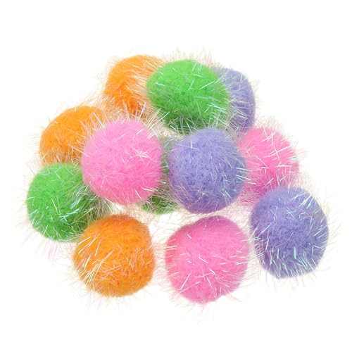 Pompons chat préférés pailletés contre l'ennui des animaux de compagnie - 2