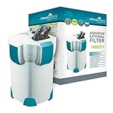 allpondsolutions 1400EF+ Aquarium External Fish Tank Water Filter with 9w UV Steriliser for Coldwater, Tropical or Marine Aquariums, for Tanks Up to 600 Litres Includes Filter Media - Full Kit - Image 1