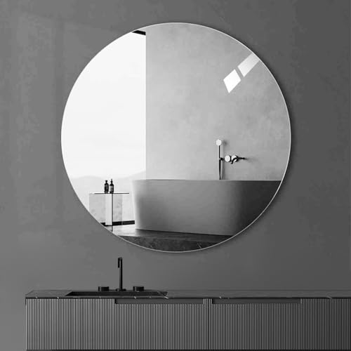 Miroir mural sans cadre pour résoudre le manque de luminosité en chambre