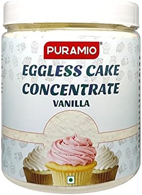 Puramio EGGLESS Cake Concentrate - (Vanilla, 1kg)